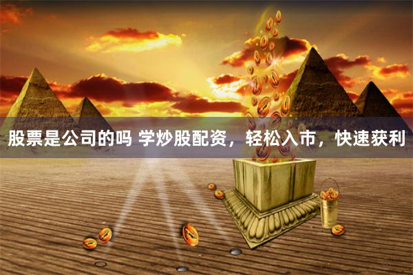 股票是公司的吗 学炒股配资，轻松入市，快速获利