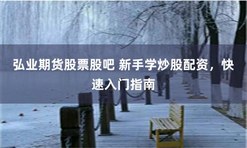 弘业期货股票股吧 新手学炒股配资，快速入门指南